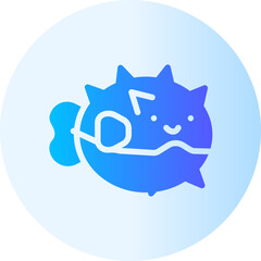 blowfish gradient icon