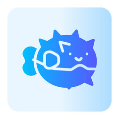blowfish gradient icon
