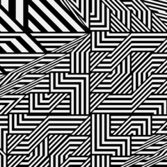 
Black and white pattern with asymmetrical elements .  Abstract geometric pattern.
Simple monochrome ornamental background. 
