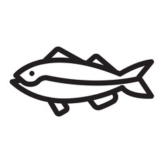 jewfish line icon