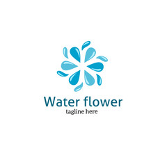 Logo water flowers