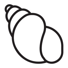 sea snail line icon