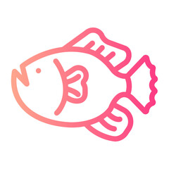 Rockfish gradient icon