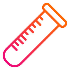 Test Tube Vector Icon Design Illustration