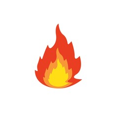 Fire flame  icon vector illustration design
