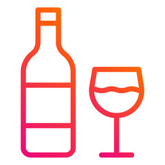 Wine Vector Icon Design Illustration