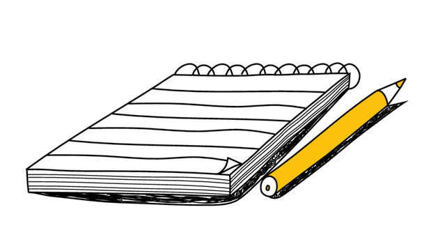 Bloc notes vettoriale