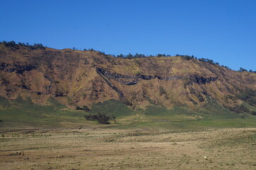 landscape with mountains and sky