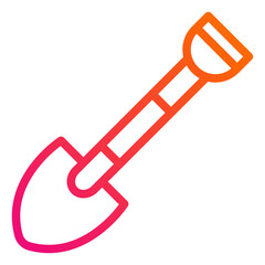 Shovel Vector Icon Design Illustration