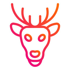 Obraz premium Deer Vector Icon Design Illustration