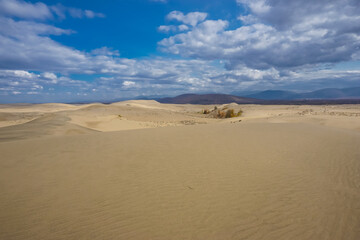 Beautiful landscape of the Chara desert