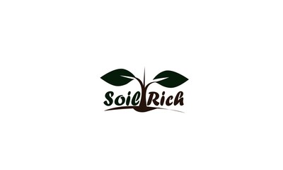 Soil Rich Creative nice concept tree logo design.