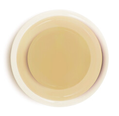 empty plate isolated on white background