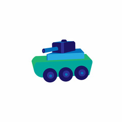 tank toys design illustration vector
