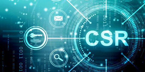 2d illustration corporate social responsibility