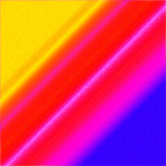 Abstract background of slanted gradient fills of yellow - red - blue hues.