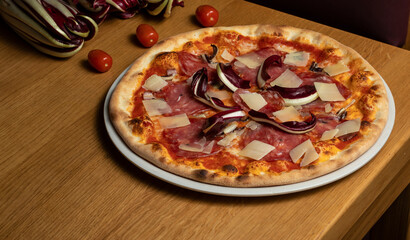 Pizza radicchi soppressa