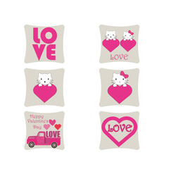 sketch vector illustration of pillow, art, pillow isolated, white pillow, bed pillow