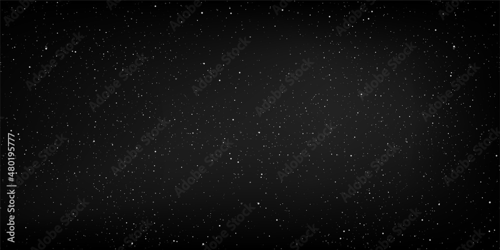 Wall mural star and star dust in deep universe. abstract space background. vector illustration.