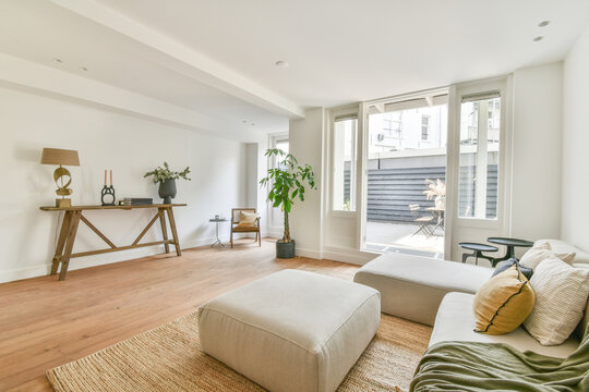 Couch in modern living room