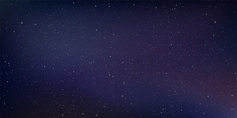 Star and star dust in deep universe. Abstract space background. Vector illustration.