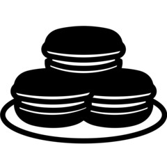 dorayaki solid line icon
