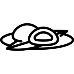 Naklejka premium daifuku line icon
