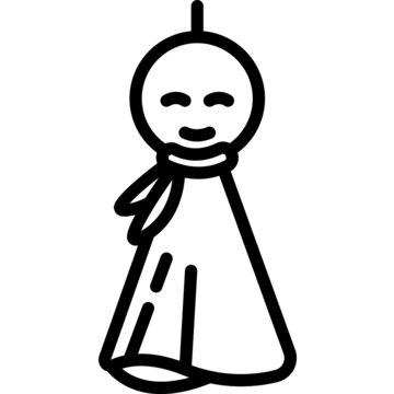 Teru Teru Bozu Line Icon