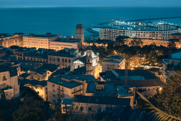Glimpse of the historic center of Salerno