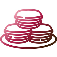 dorayaki gradient icon