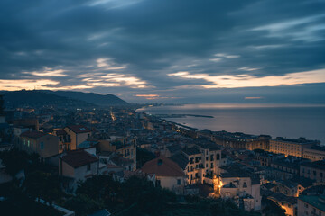 Glimpse of the historic center of Salerno