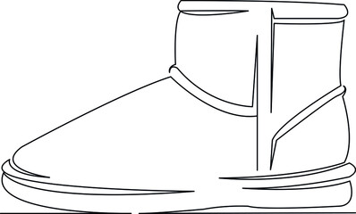 Fototapeta premium winter boots