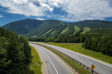 Railway to Mount Washington in New Hampshire
