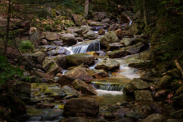Waterfalls in the White Mountains, New Hampsire
