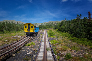 Railway to Mount Washington in New Hampshire