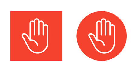 Obraz premium Attention sign. Stop sign vector illustration