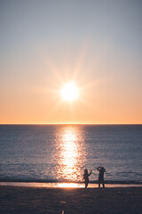 Fototapeta premium Sunrise over the sea