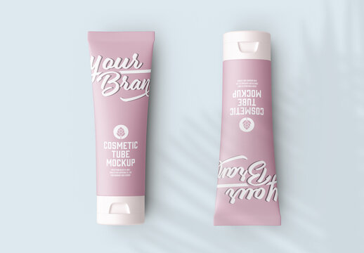 Mate  Cosmetic Tube Mockup