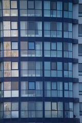 modern office building with sky