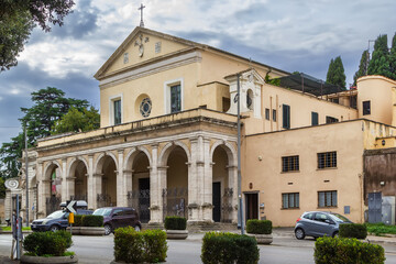 Fototapeta na wymiar Santa Maria in Domnica, Rome, Italy