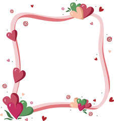 Love frame. Happy Valentine's day.
