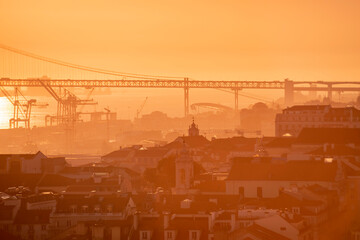 PORTUGAL LISBON 25th APRIL BRIDGE