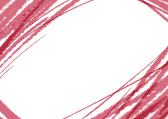 ピンク色の水彩画和風コピースペース