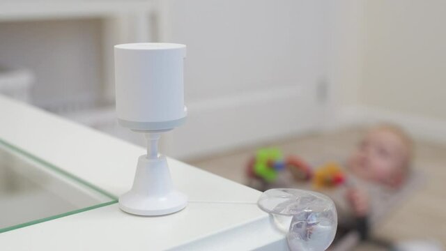 Motion sensor for smart home detect activities like movement, help protect small children playing in the area. High quality 4k footage