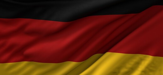Obraz premium deutschland fahne