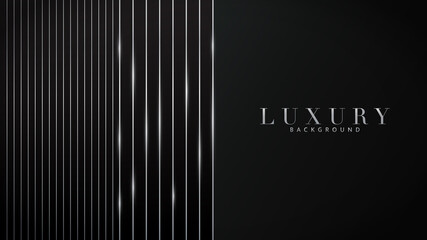 Luxury black dark abstract background with copy space,Illustration modern template deluxe design background , illustration Vector EPS 10