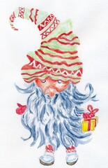 Xmas gnome art