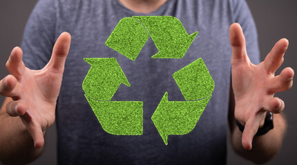 recycling modern grün