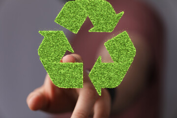 recycling modern grün