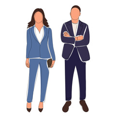 people multicolored sketch on white background, vector